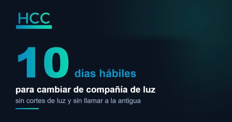 Cambiar de compañía de luz: 10 días hábiles 10 días hábiles como máximo para cambiar de compañía de luz, sin cortes de luz y sin llamar a la compañía antigua